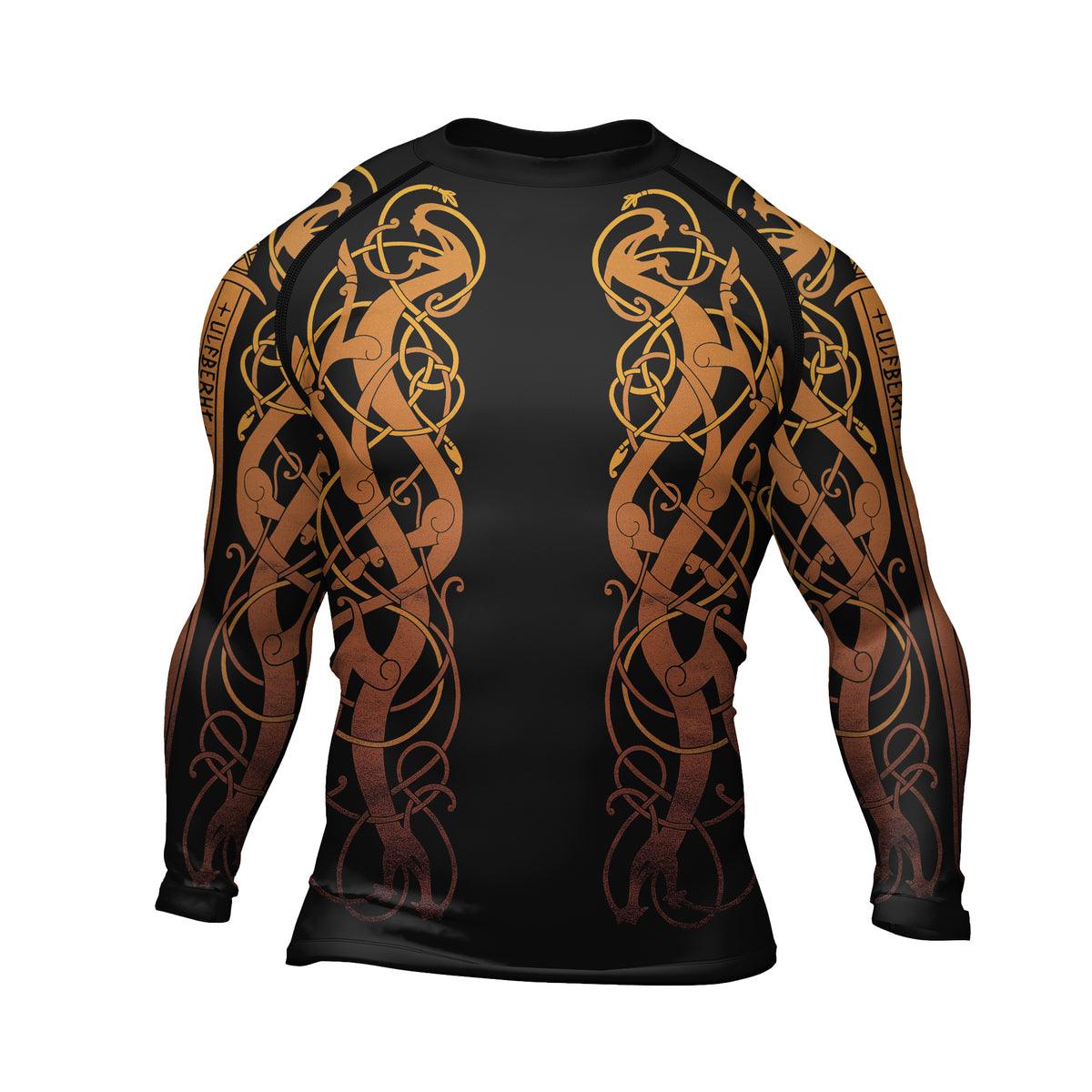 Rashninja Viking Valhalla Warrior Men's Long Sleeve Rash Guard