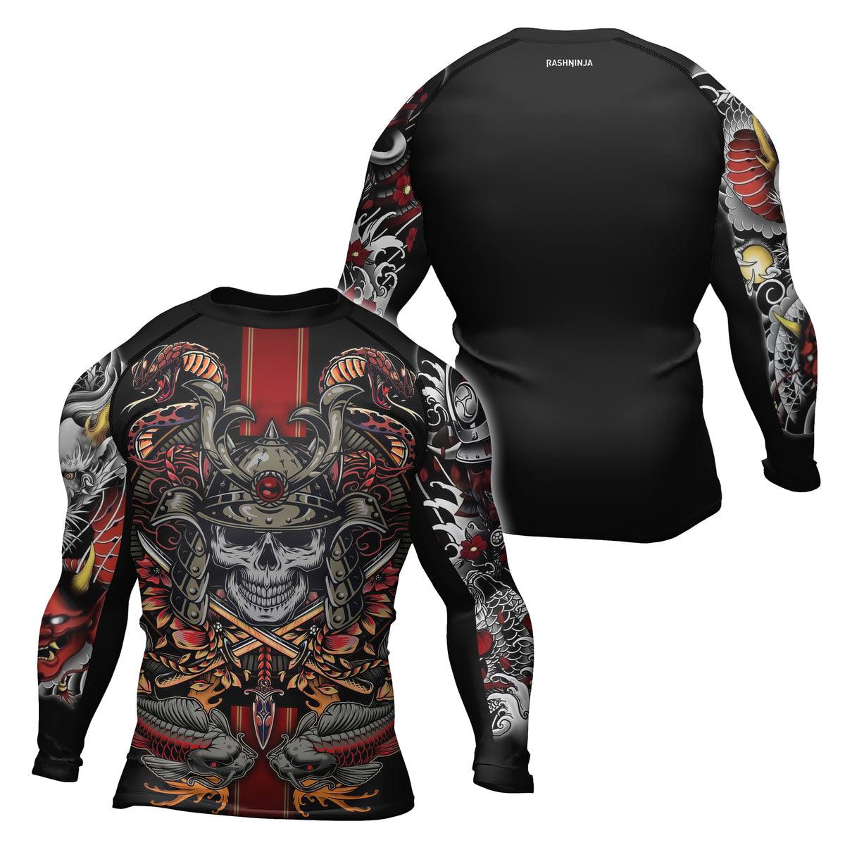 Rashninja Samurai Oni Men's Long Sleeve Rash Guard