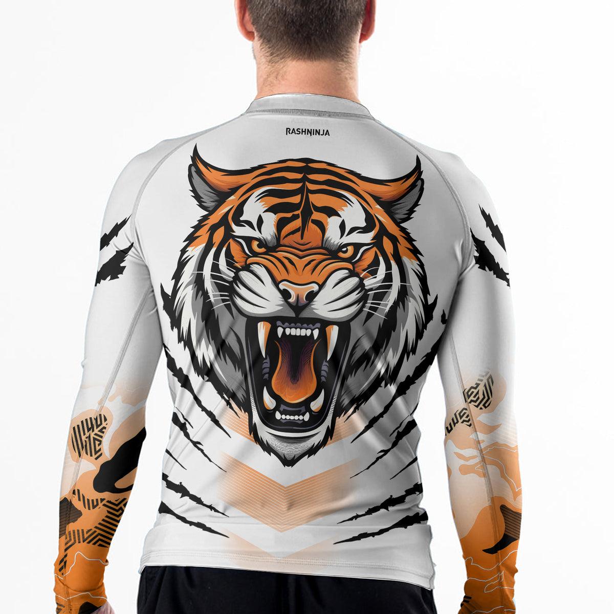 Rashninja Wild Tiger Men's Long Sleeve Rash Guard