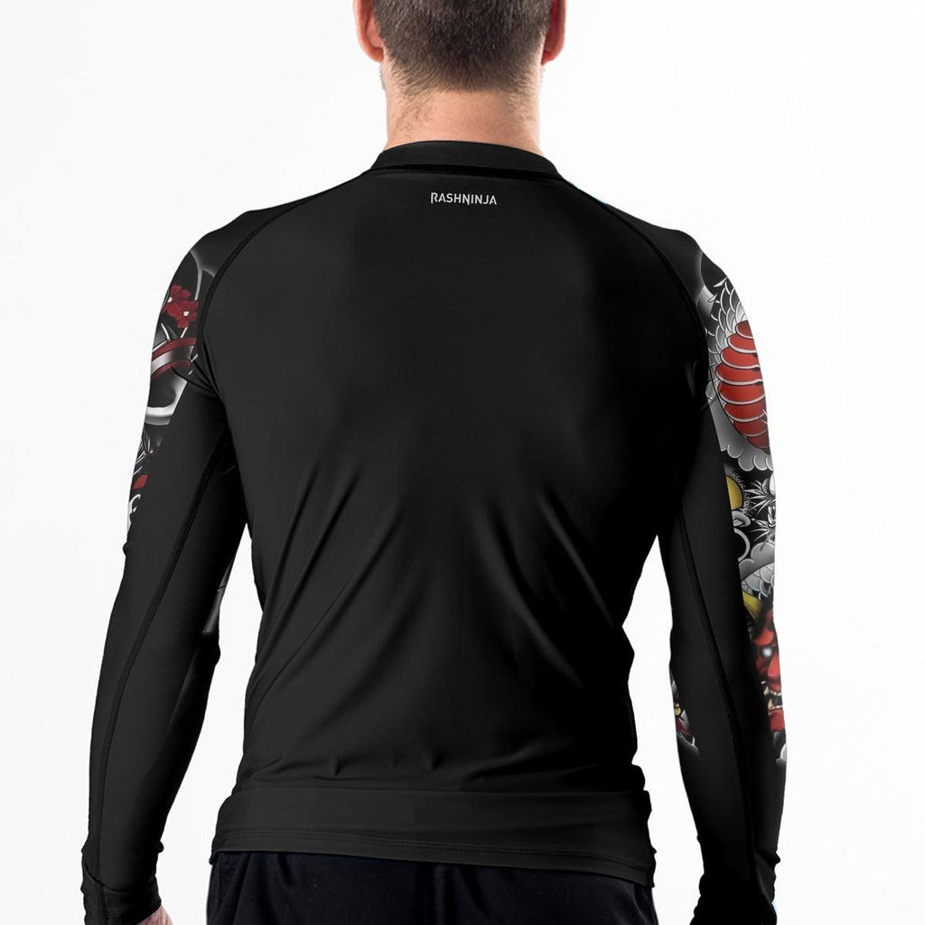 Rashninja Samurai Oni Men's Long Sleeve Rash Guard