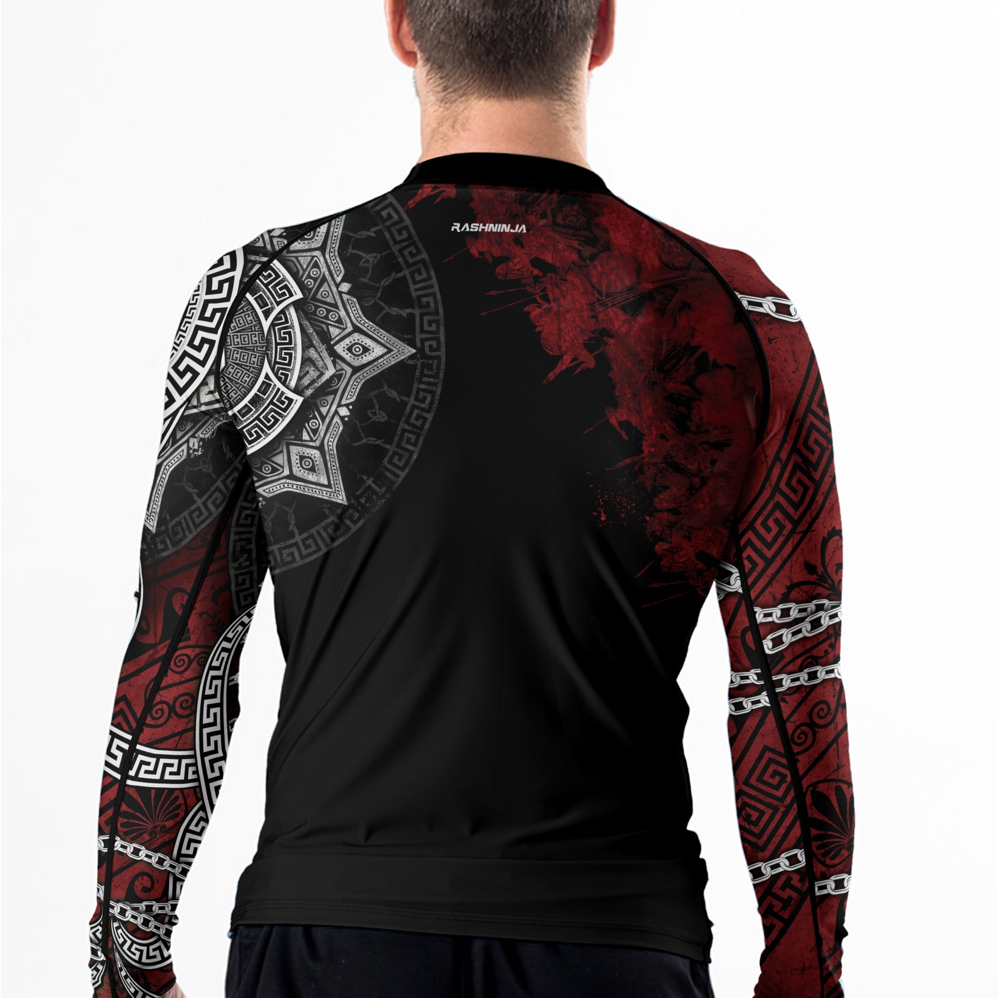 Rashninja Spartan Legacy Ranked Men's Long Sleeve Rash Guard