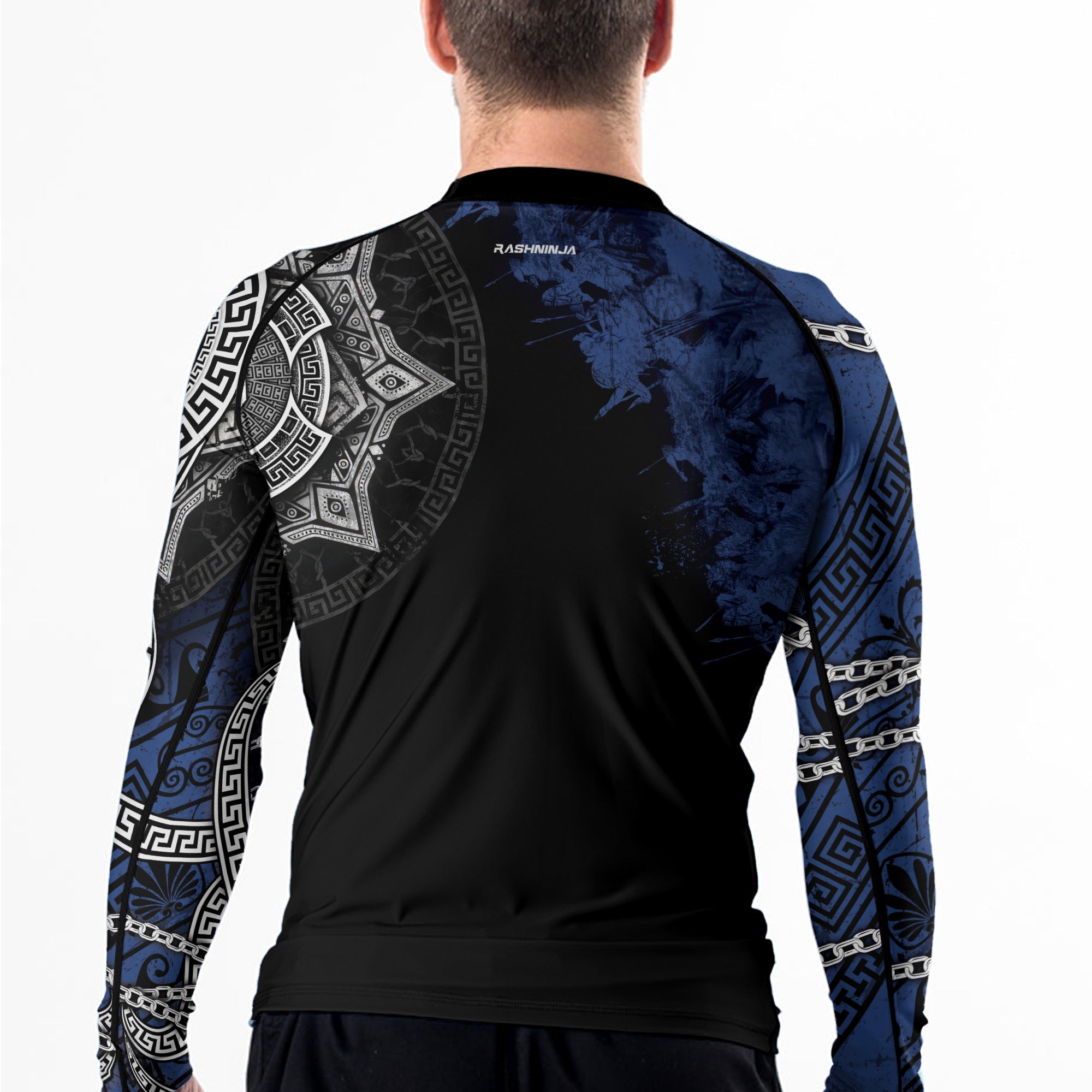 Rashninja Spartan Legacy Ranked Men's Long Sleeve Rash Guard