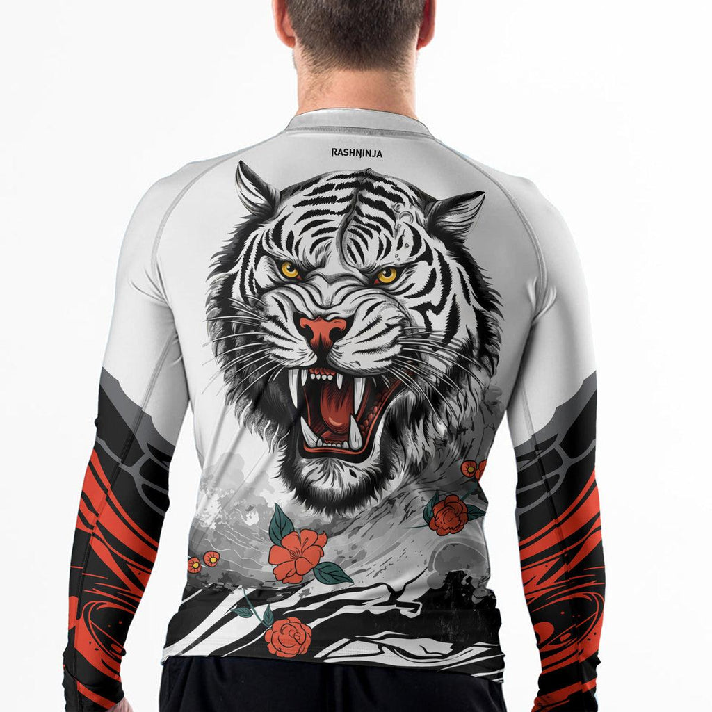 Rashninja Wild Tiger Men's Long Sleeve Rash Guard