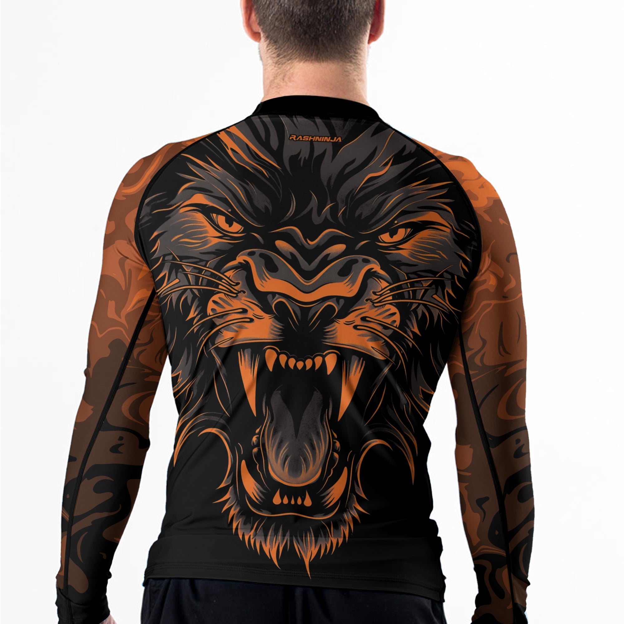 Rashninja Lion's Fury Men's Long Sleeve Rash Guard