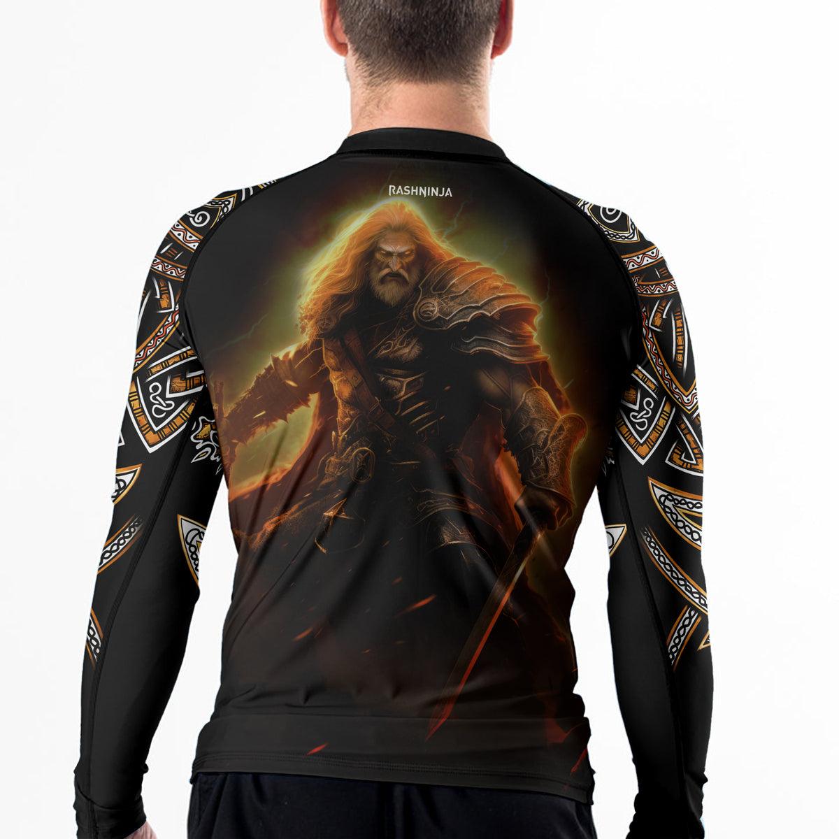 Rashninja Thunder God Men's Long Sleeve Rash Guard