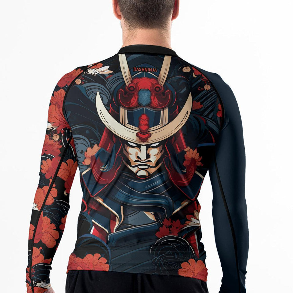 Rashninja Blade of Honor Samurai Men's Long Sleeve Rash Guard