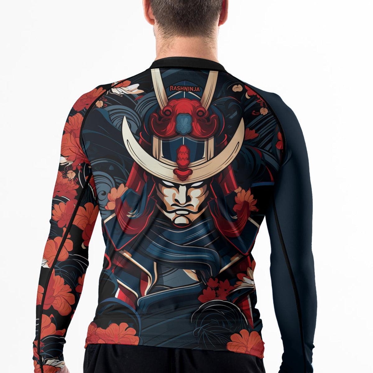 Rashninja Blade of Honor Samurai Men's Long Sleeve Rash Guard