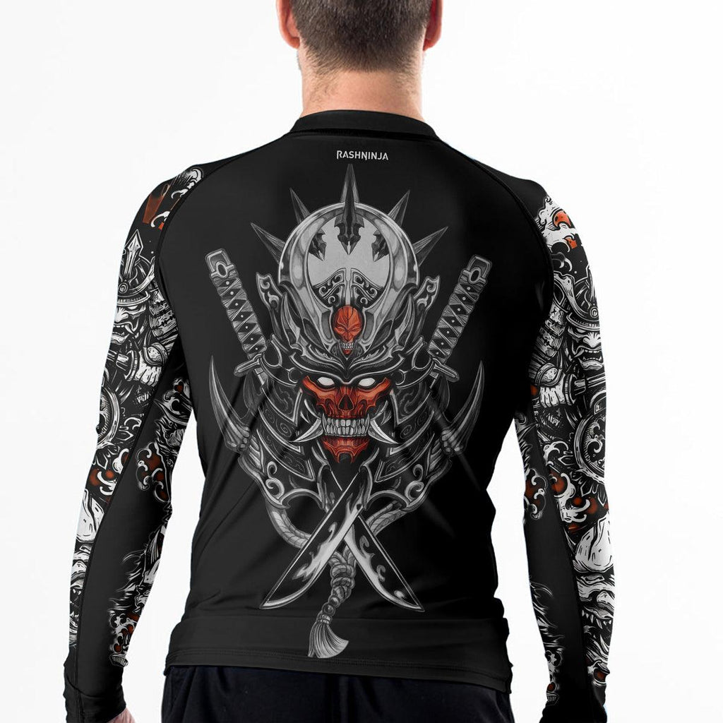 Rashninja Ghost Samurai Men's Long Sleeve Rash Guard