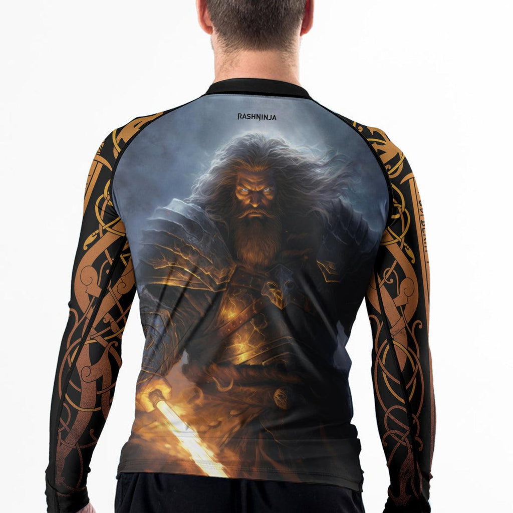 Rashninja Viking Valhalla Warrior Men's Long Sleeve Rash Guard