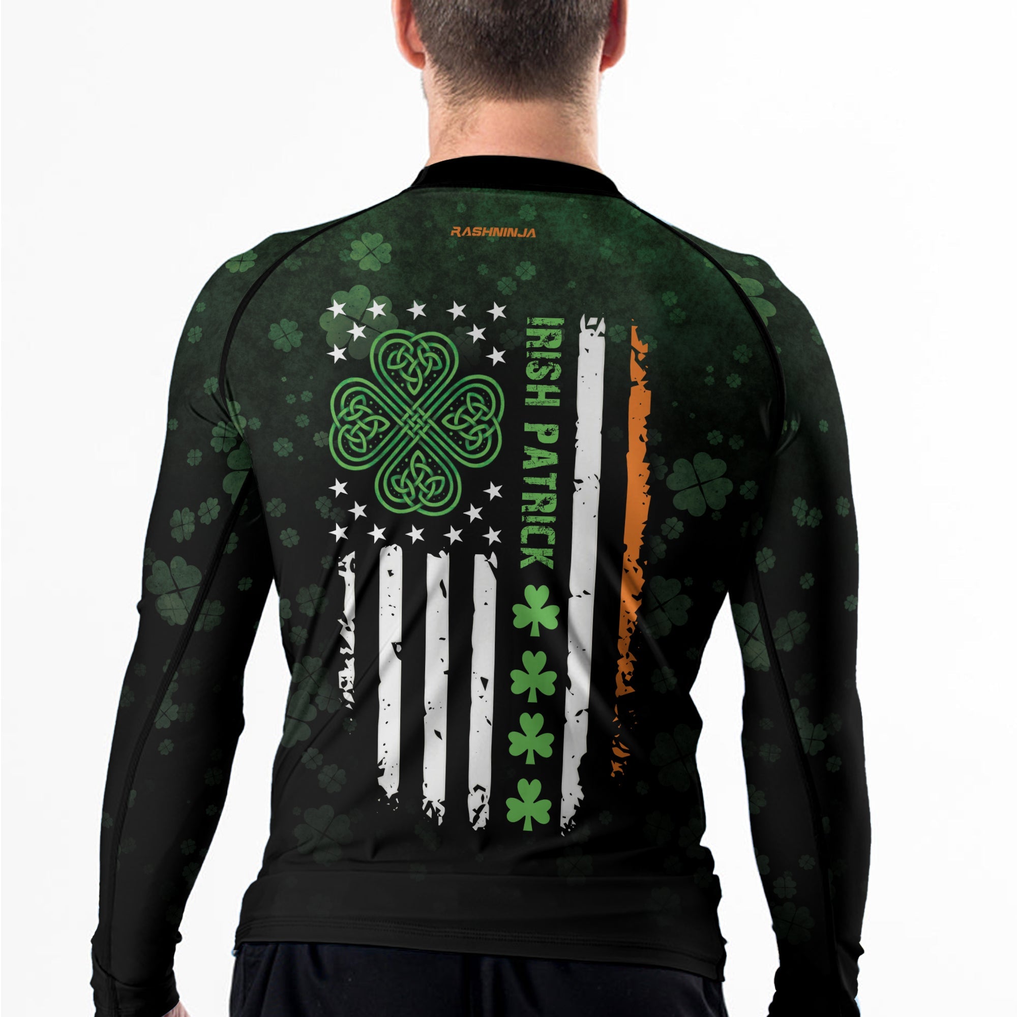 Rashninja Irish Patrick Men's Long Sleeve Rash Guard