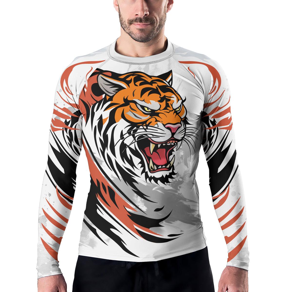 Rashninja Tiger's Power Men's Long Sleeve Rash Guard