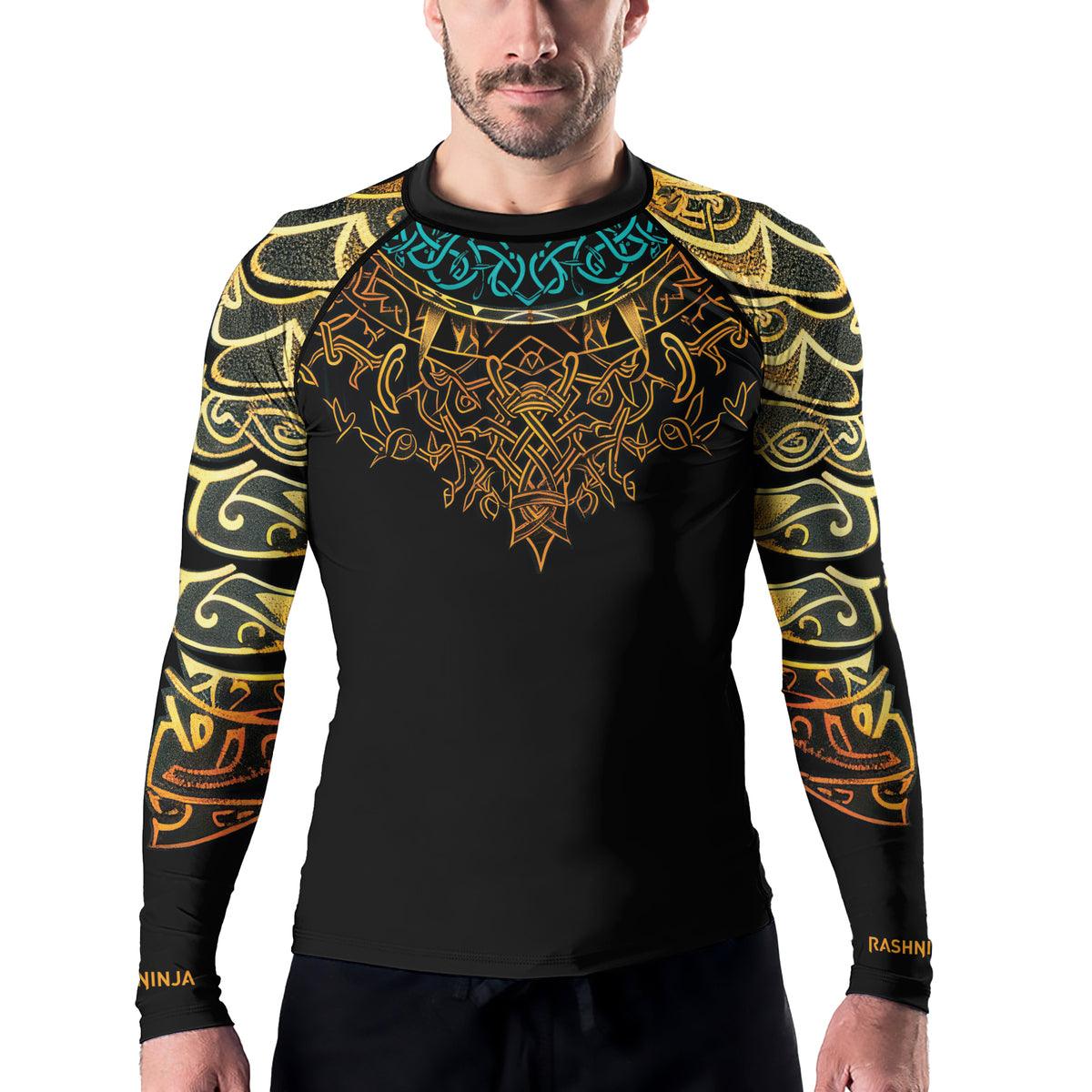 Rashninja Roots of Wisdom Men's Long Sleeve Rash Guard