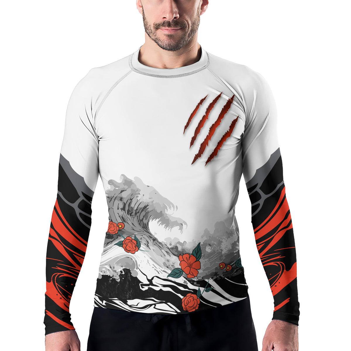 Rashninja Wild Tiger Men's Long Sleeve Rash Guard