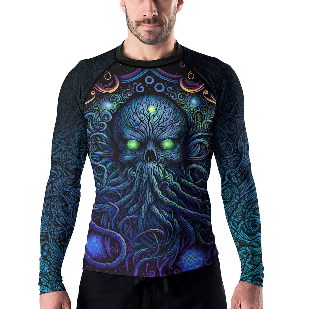 Rashninja Cthulhu Mythos Men's Long Sleeve Rash Guard