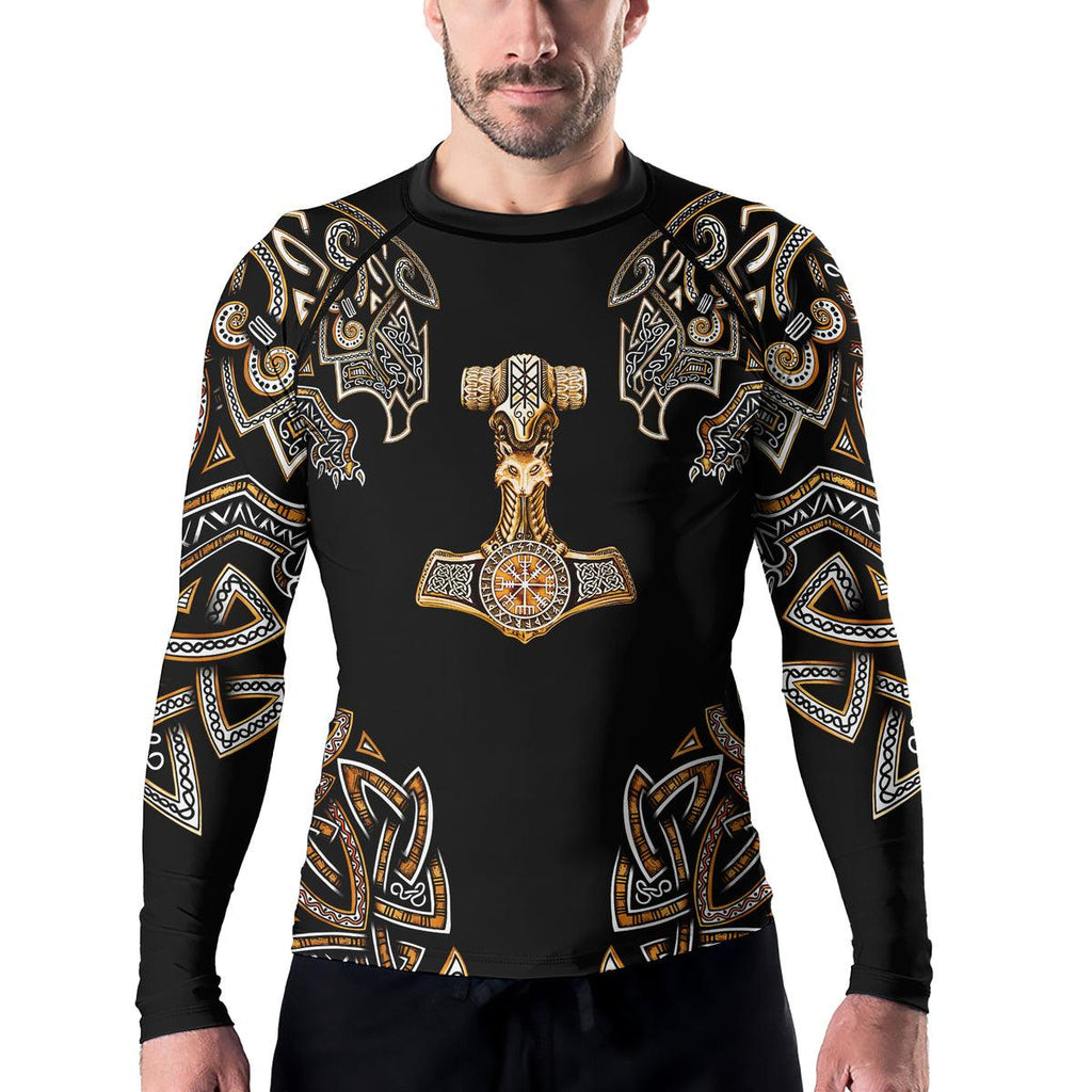 Rashninja Thunder God Men's Long Sleeve Rash Guard