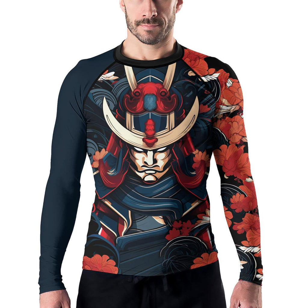 Rashninja Blade of Honor Samurai Men's Long Sleeve Rash Guard