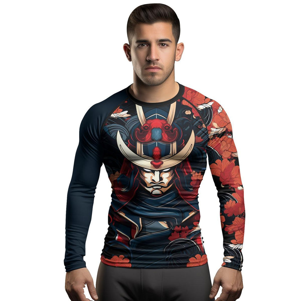 Rashninja Blade of Honor Samurai Men's Long Sleeve Rash Guard