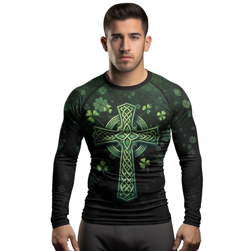 Rashninja Irish Patrick Men's Long Sleeve Rash Guard
