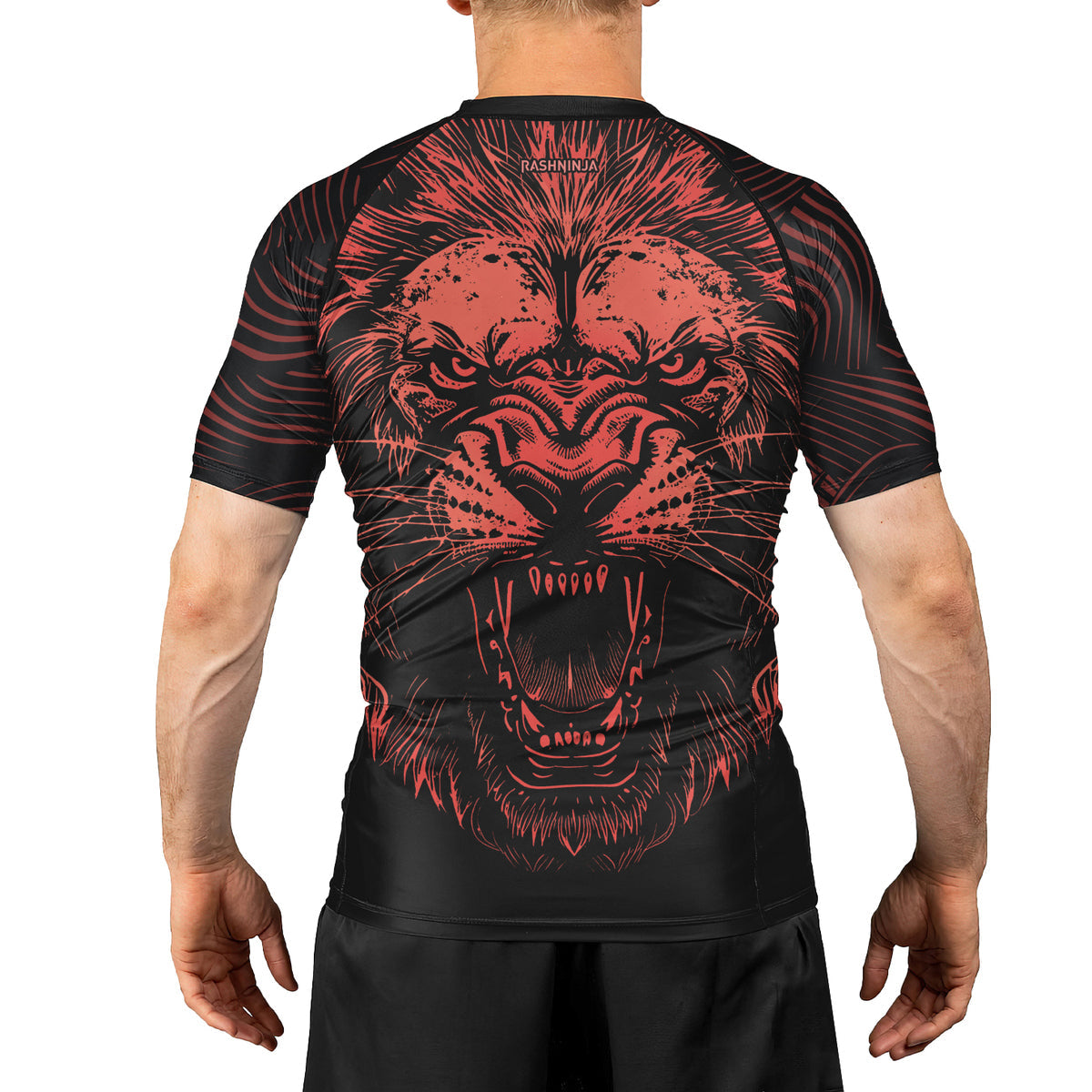 Rashninja Lion King Men's Short Sleeve Rash Guard