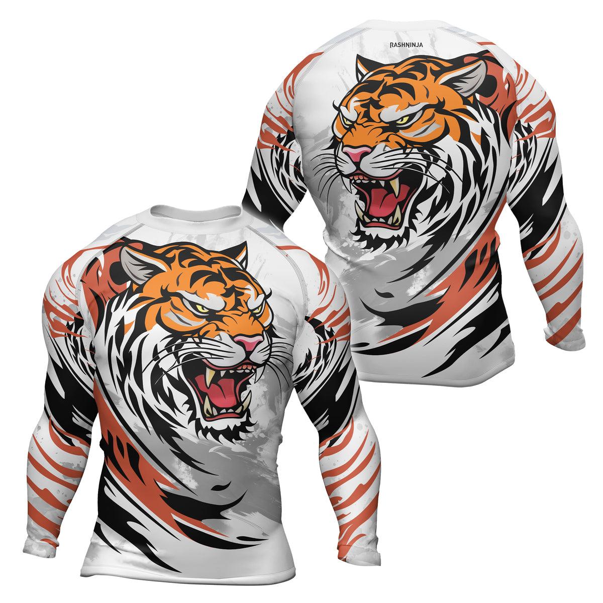 Rashninja Tiger's Power Men's Long Sleeve Rash Guard