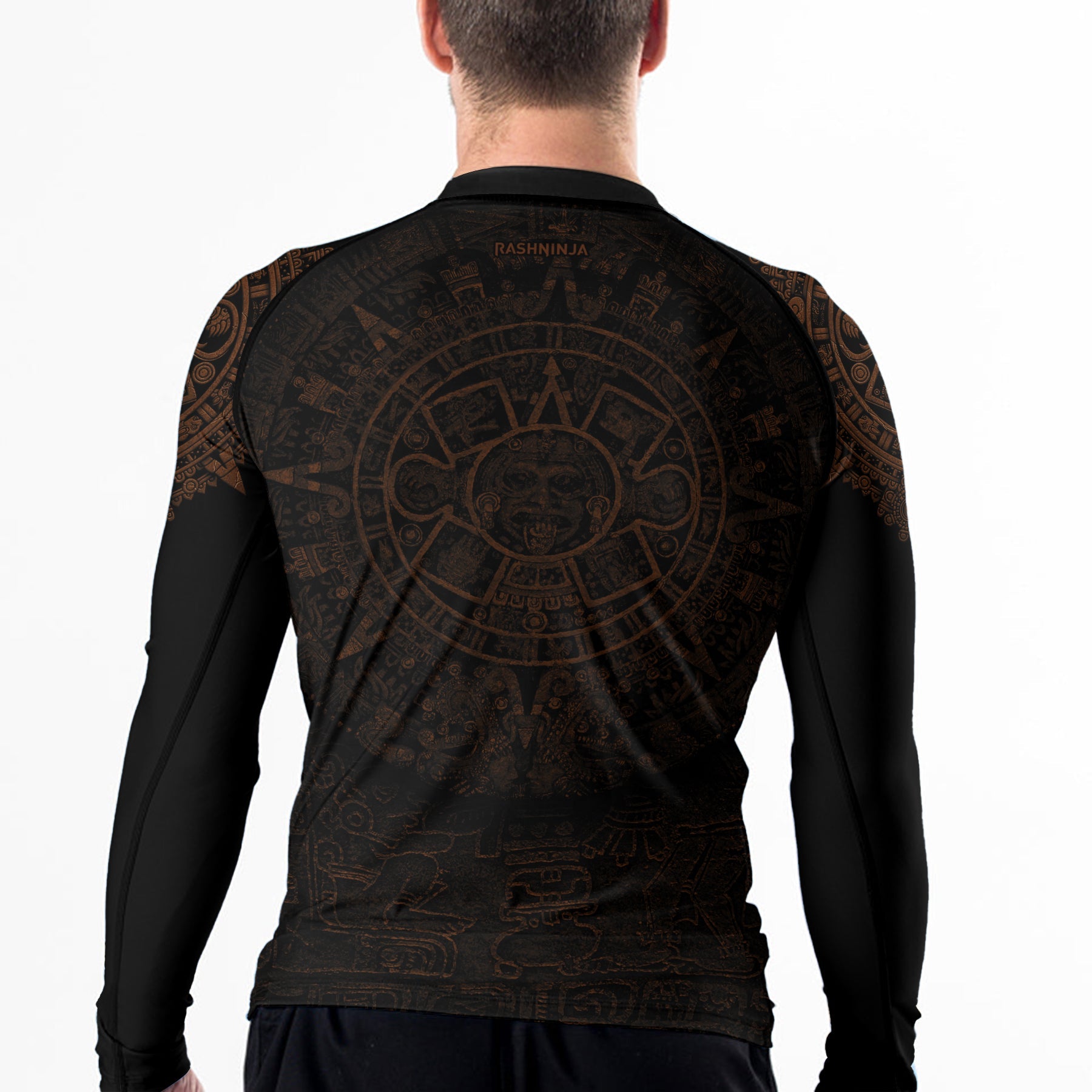 Rashninja Aztec Headman Men's Long Sleeve Rash Guard