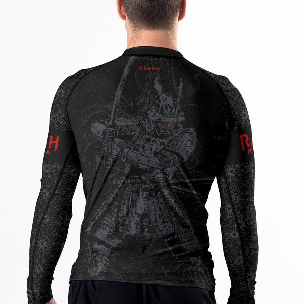 Rashninja Samurai Warrior Spirit Men's Long Sleeve Rash Guard