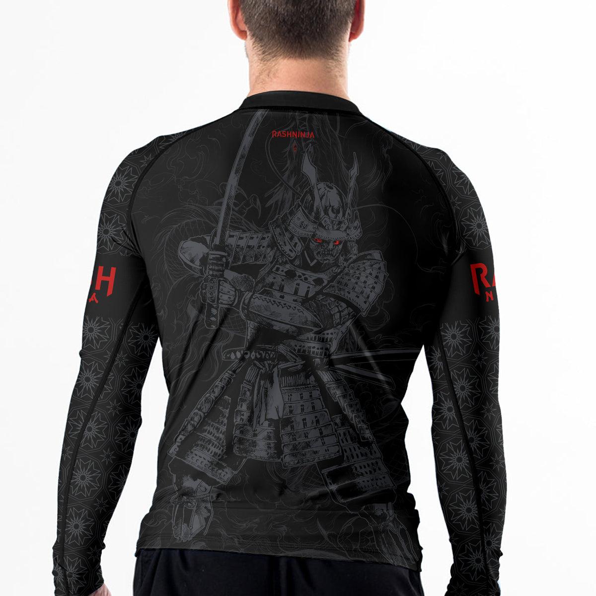 Rashninja Samurai Warrior Spirit Men's Long Sleeve Rash Guard