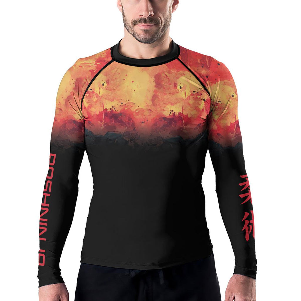 Rashninja Techno Samurai Men's Long Sleeve Rash Guard