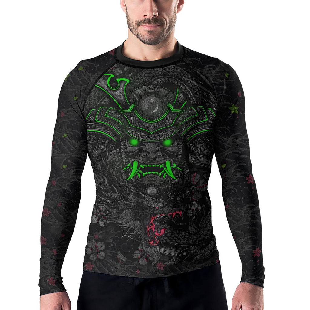 Rashninja Samurai Oni Fusion Men's Long Sleeve Rash Guard