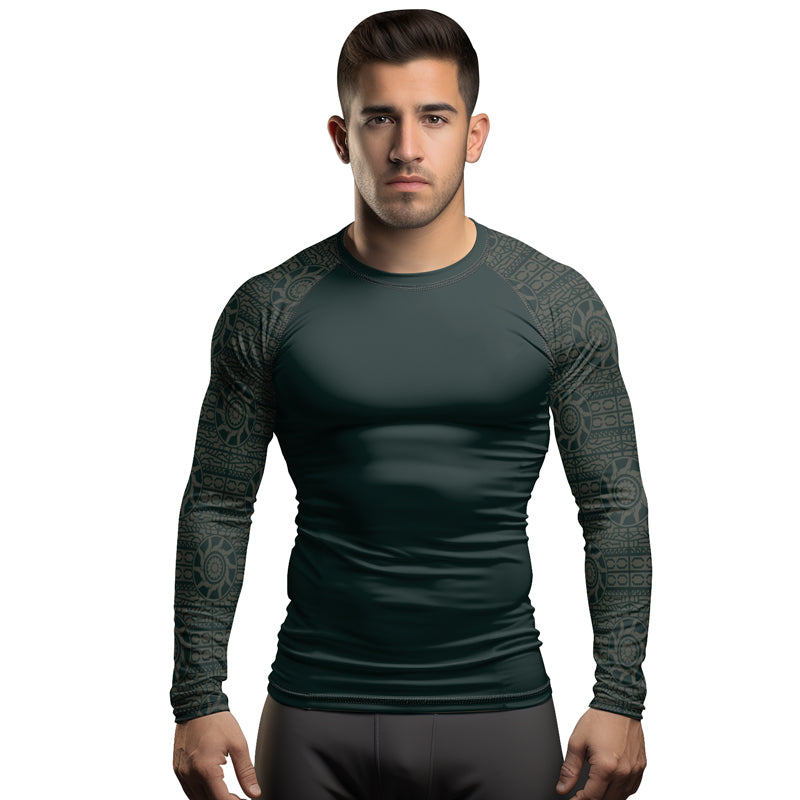Rashninja Octopus Dominion Men's Long Sleeve Rash Guard