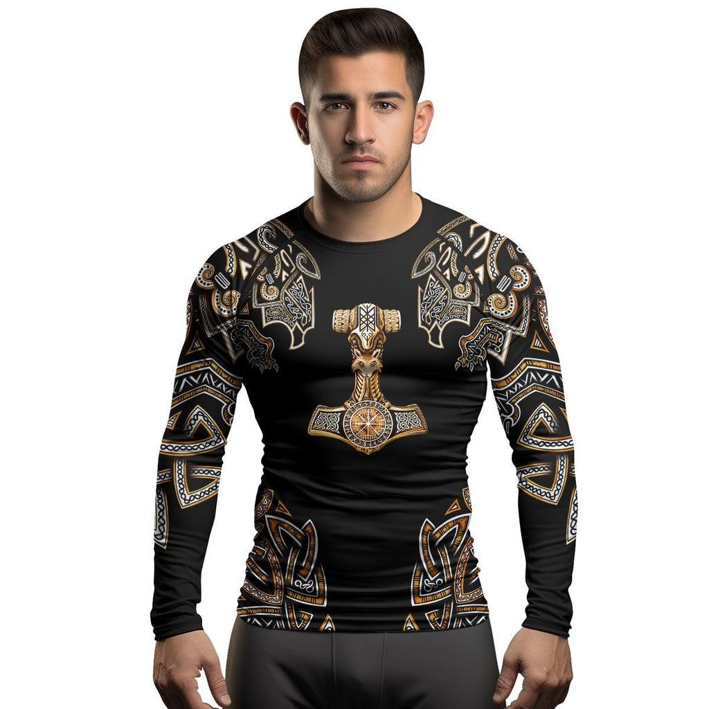 Rashninja Thunder God Men's Long Sleeve Rash Guard