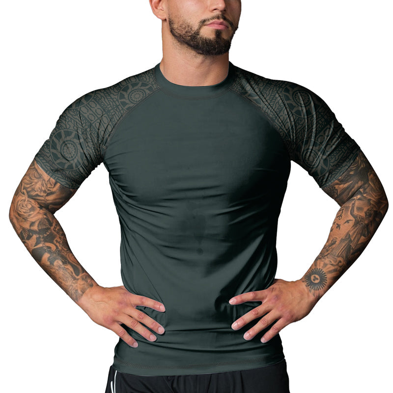 Rashninja Octopus Dominion Men's Short Sleeve Rash Guard