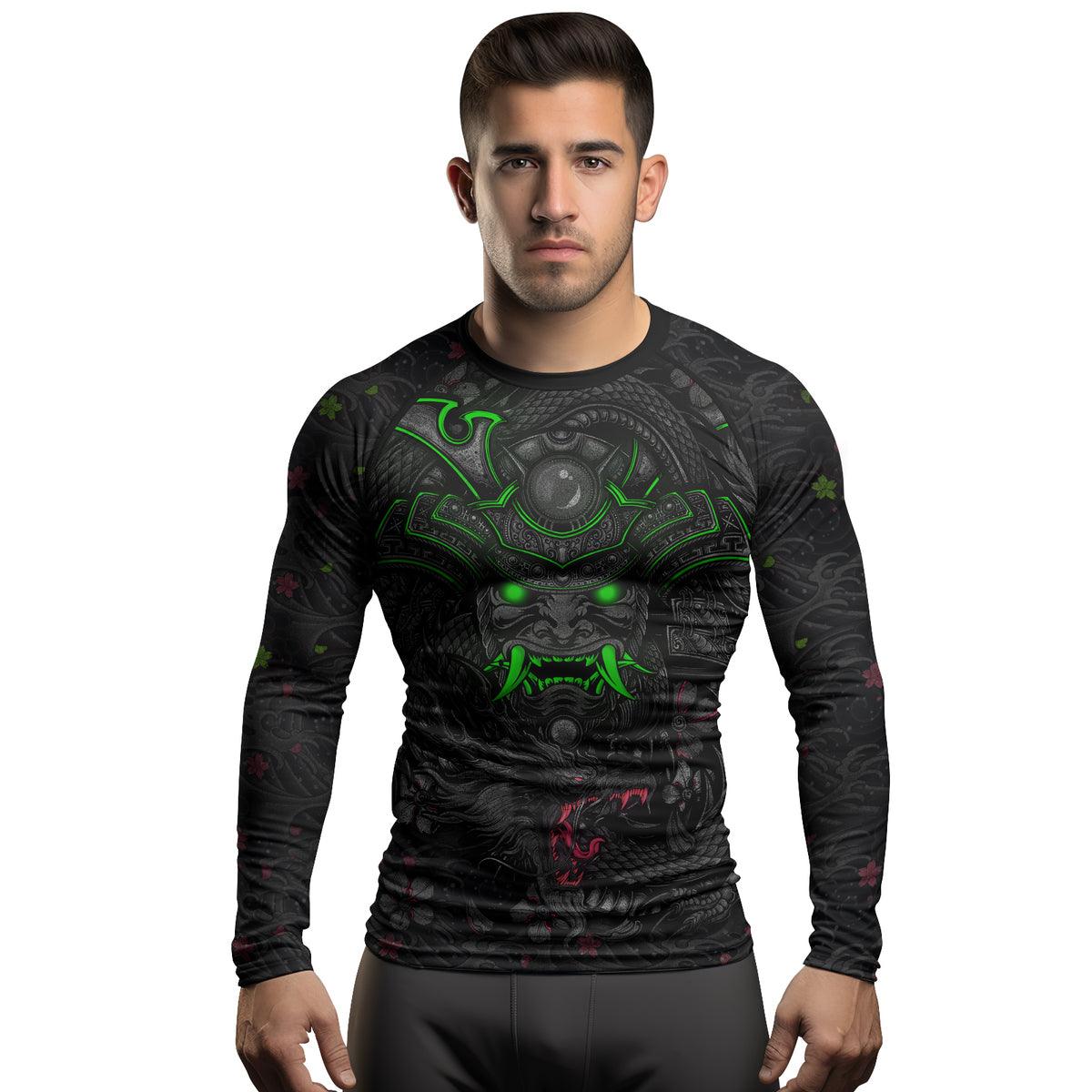 Rashninja Samurai Oni Fusion Men's Long Sleeve Rash Guard
