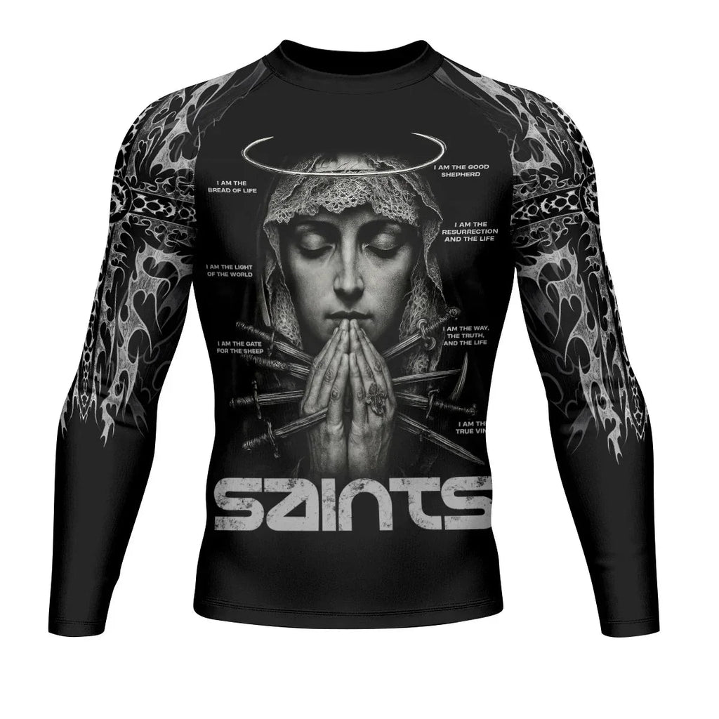 Prayers of the Saints Rash Guard