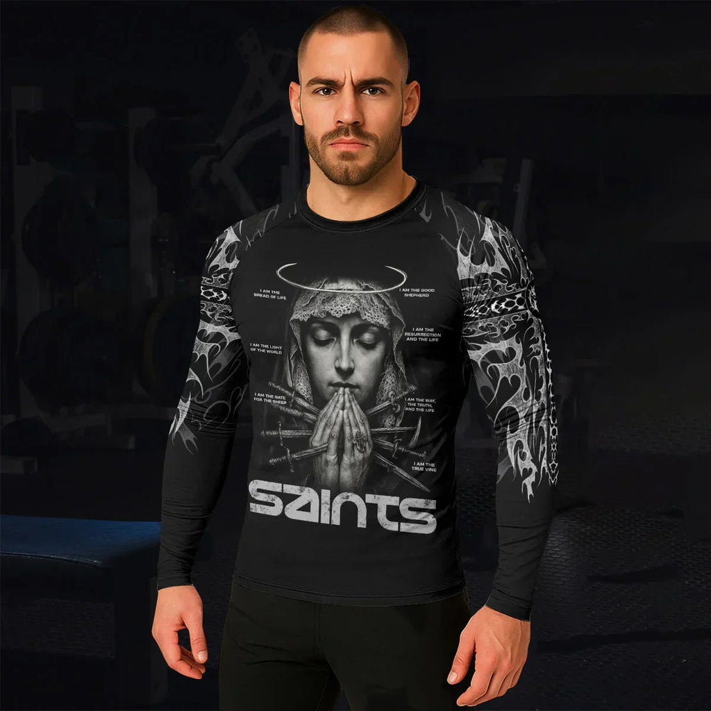 Prayers of the Saints Rash Guard