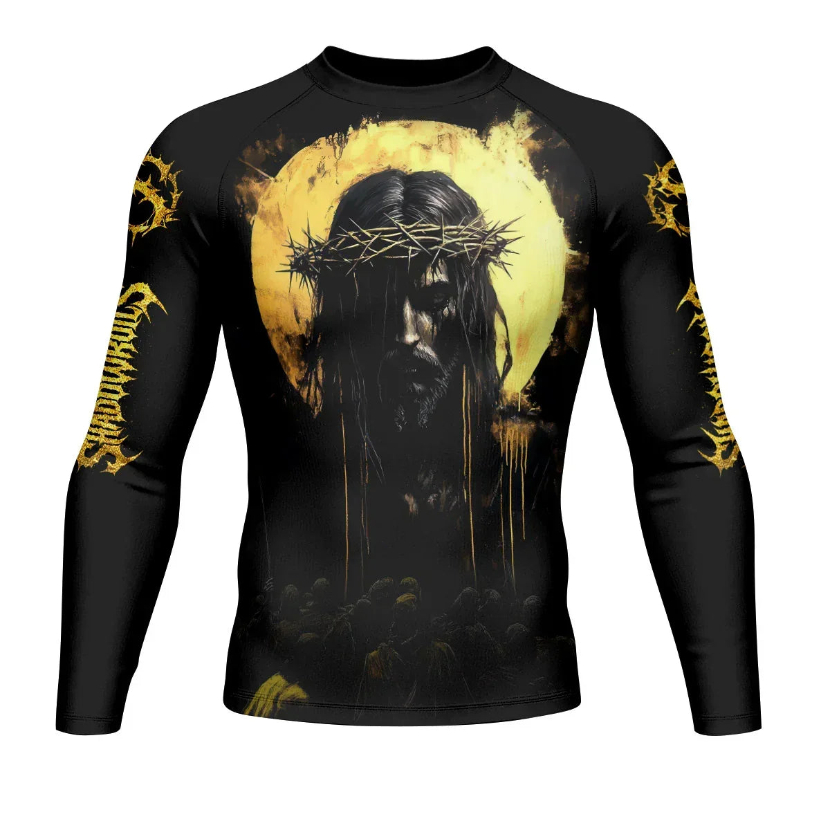 Psalm 23:4 No Evil Shall I Fear Rash Guard