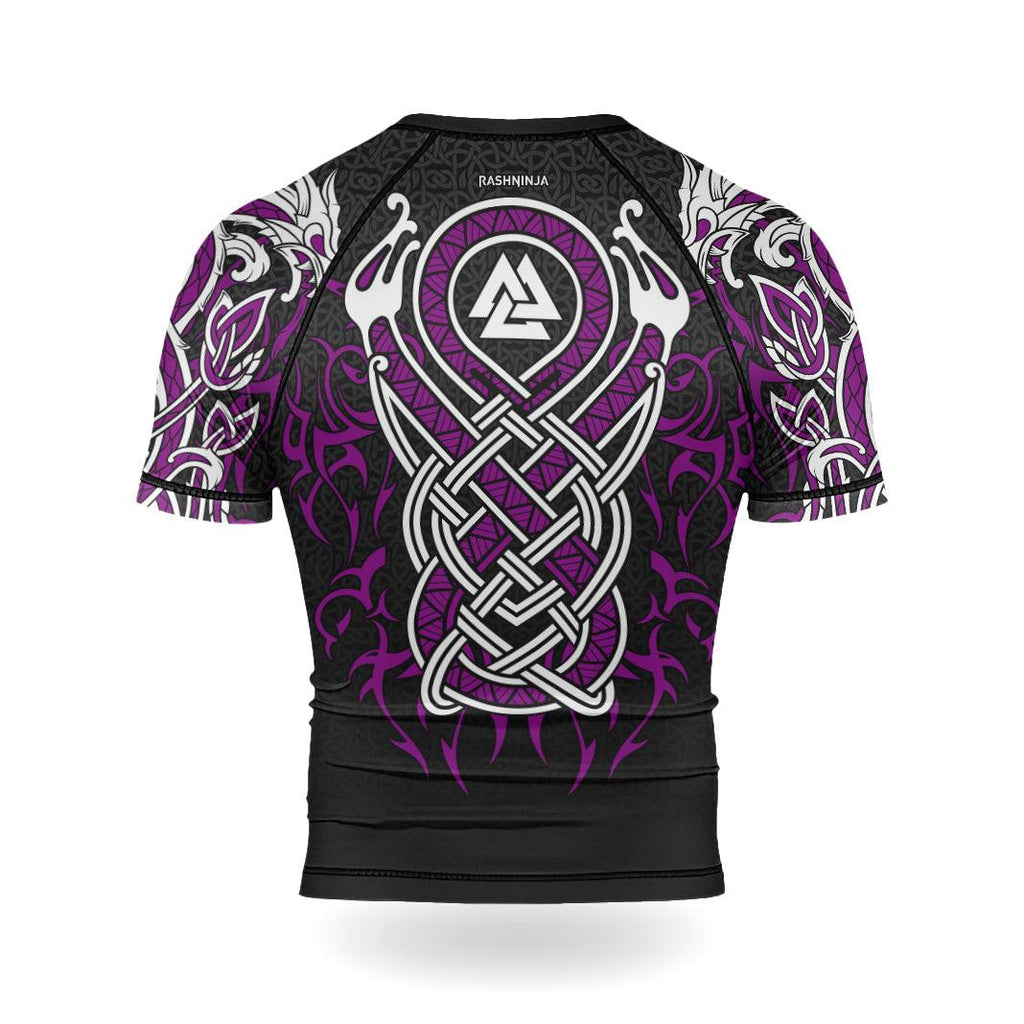 Rashninja Viking Dragon Majesty Ranked Men's Short Sleeve Rash Guard