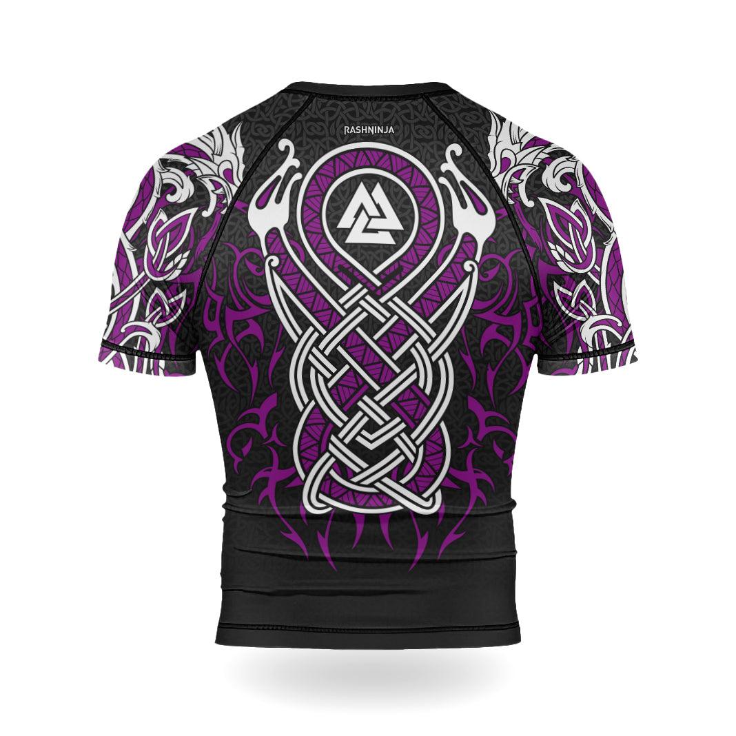 Rashninja Viking Dragon Majesty Ranked Men's Short Sleeve Rash Guard