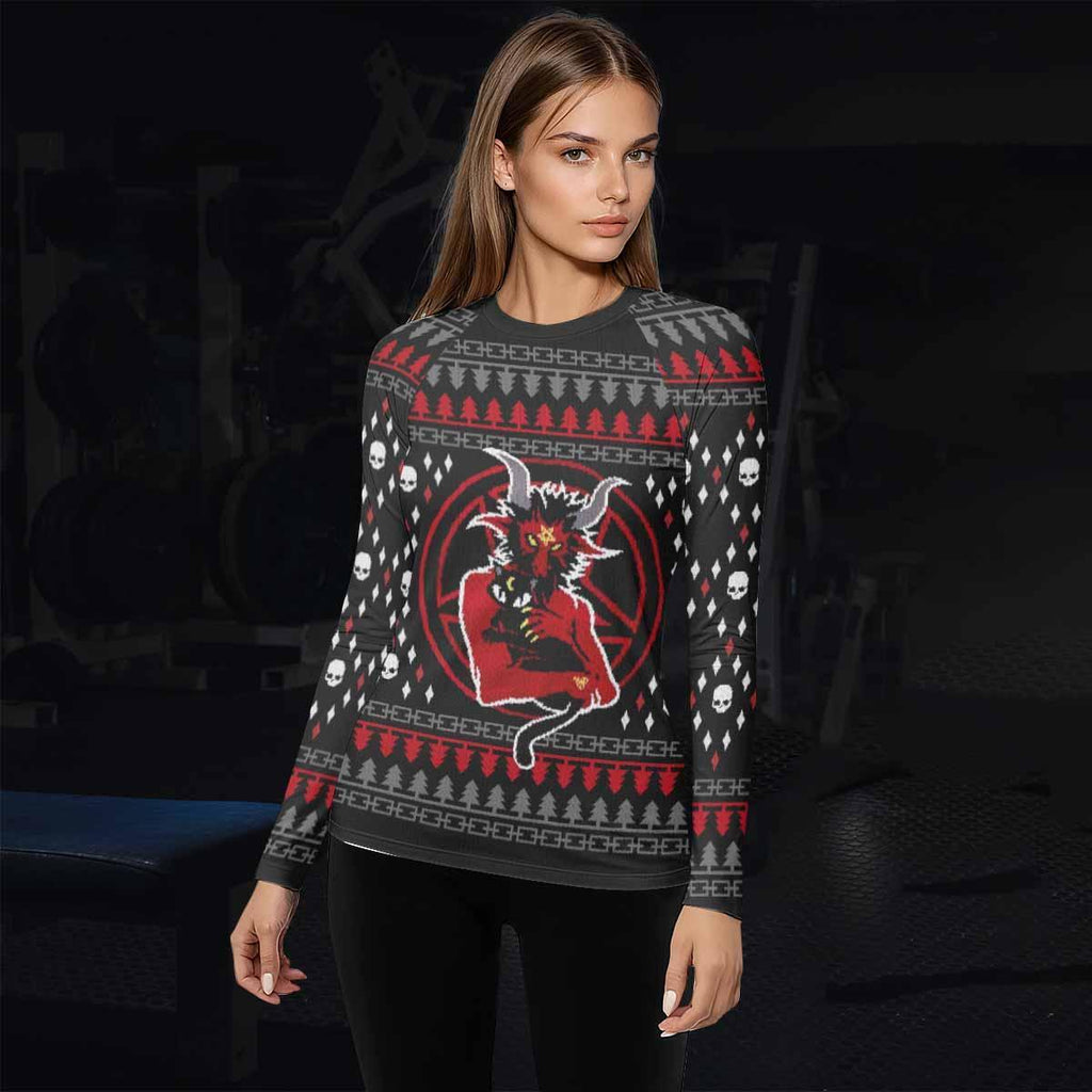 Purraise Satan Rash Guard