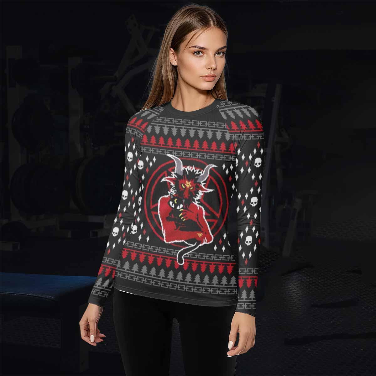 Purraise Satan Rash Guard