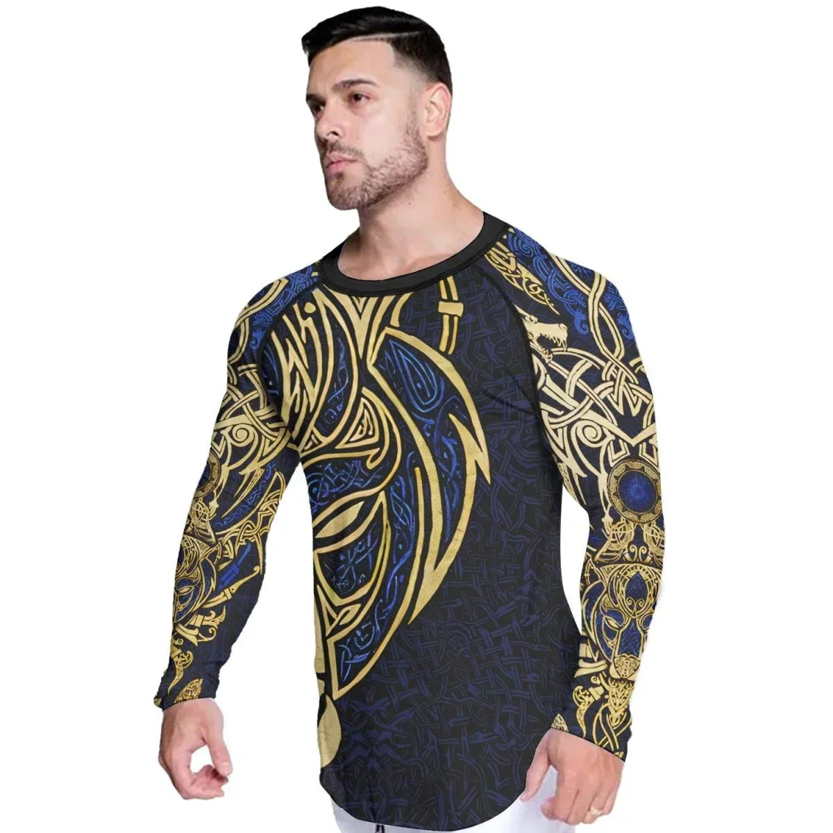 Björn Viking Lion King Men's Long Sleeve Rash Guard