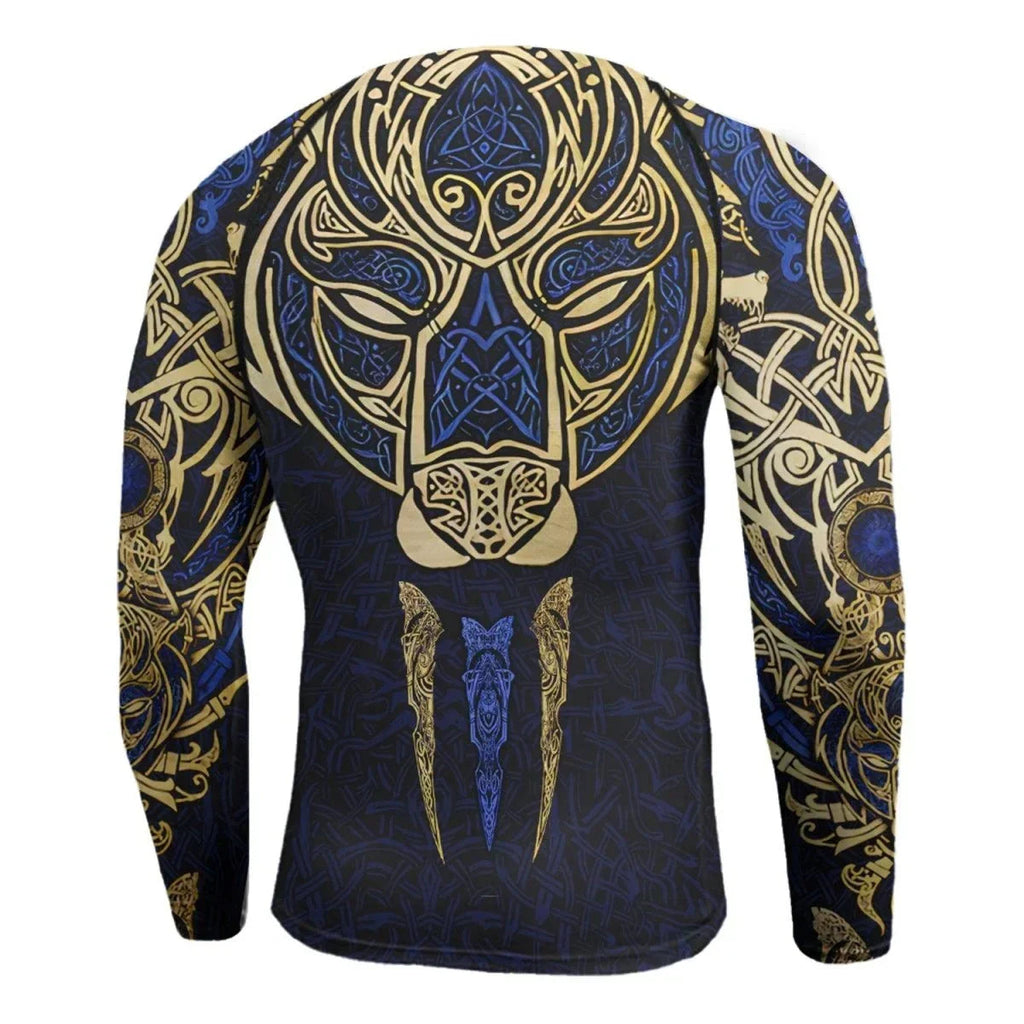 Björn Viking Lion King Men's Long Sleeve Rash Guard