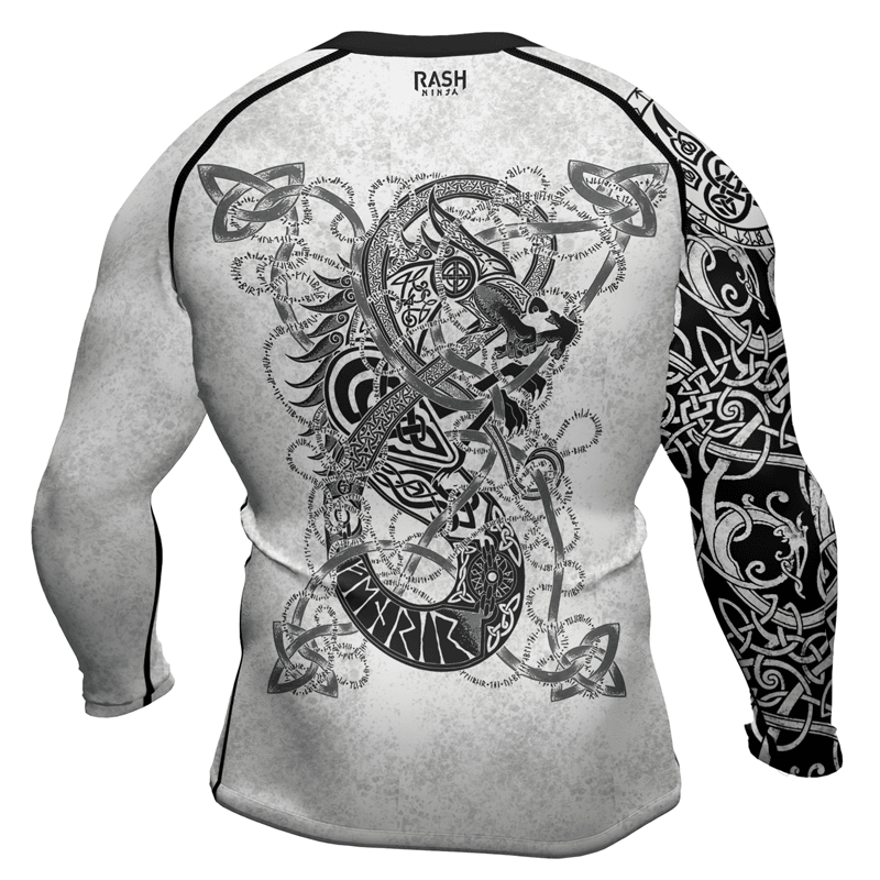 Rashninja Fenrir Viking Men's Long Sleeve Rash Guard