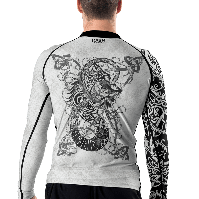 Rashninja Fenrir Viking Men's Long Sleeve Rash Guard