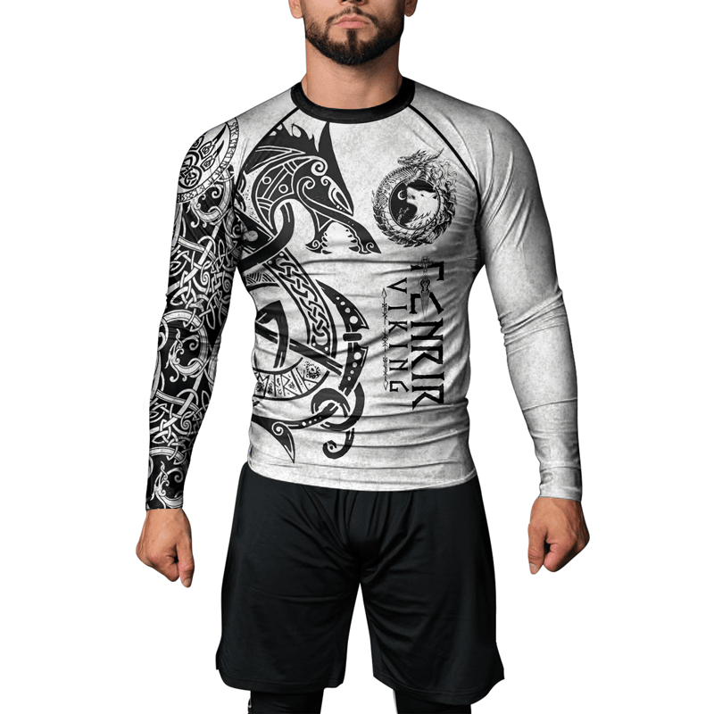 Rashninja Fenrir Viking Men's Long Sleeve Rash Guard