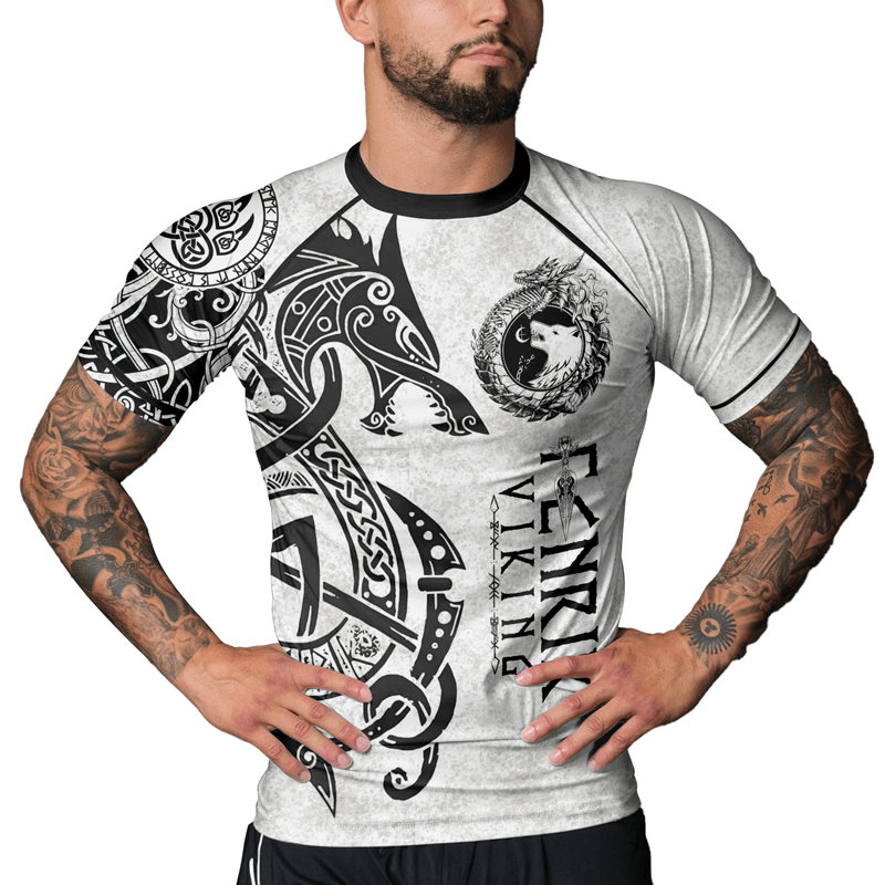 Rashninja Fenrir Viking Men's Short Sleeve Rash Guard