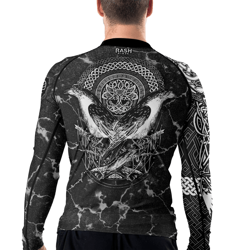 Rashninja Huginn & Muninn Men's Long Sleeve Rash Guard