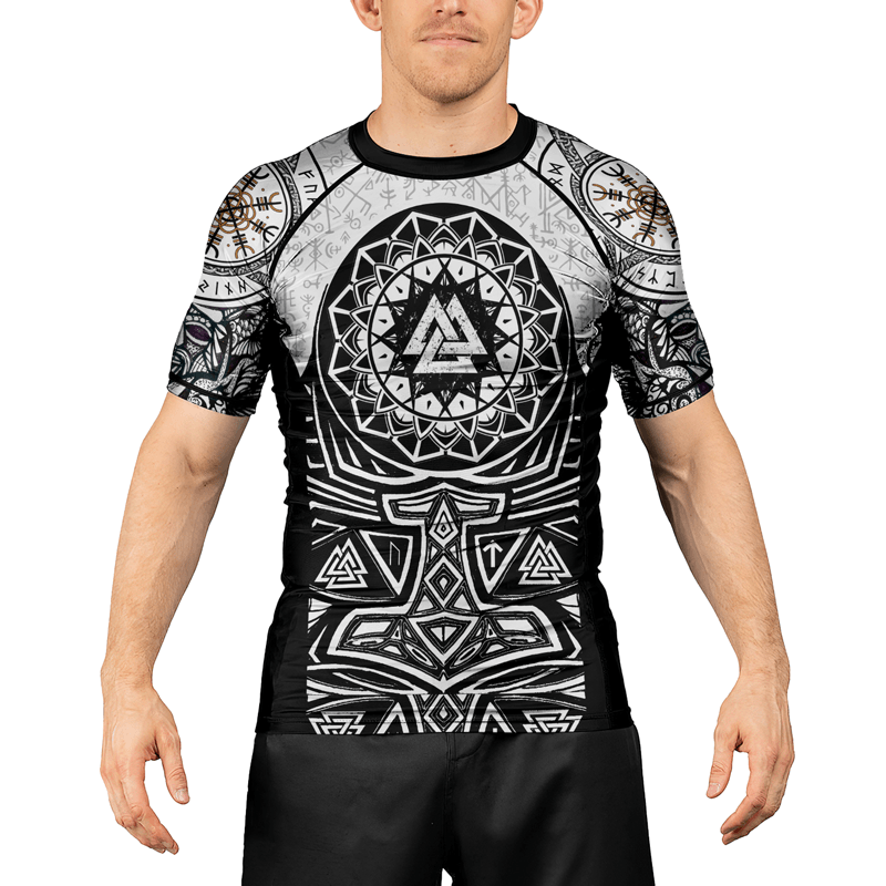Rashninja Odin Viking Men's Short Sleeve Rash Guard