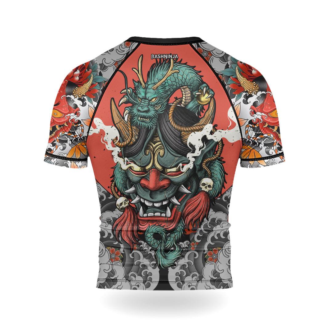 Rashninja Oni Demon Men's Short Sleeve Rash Guard