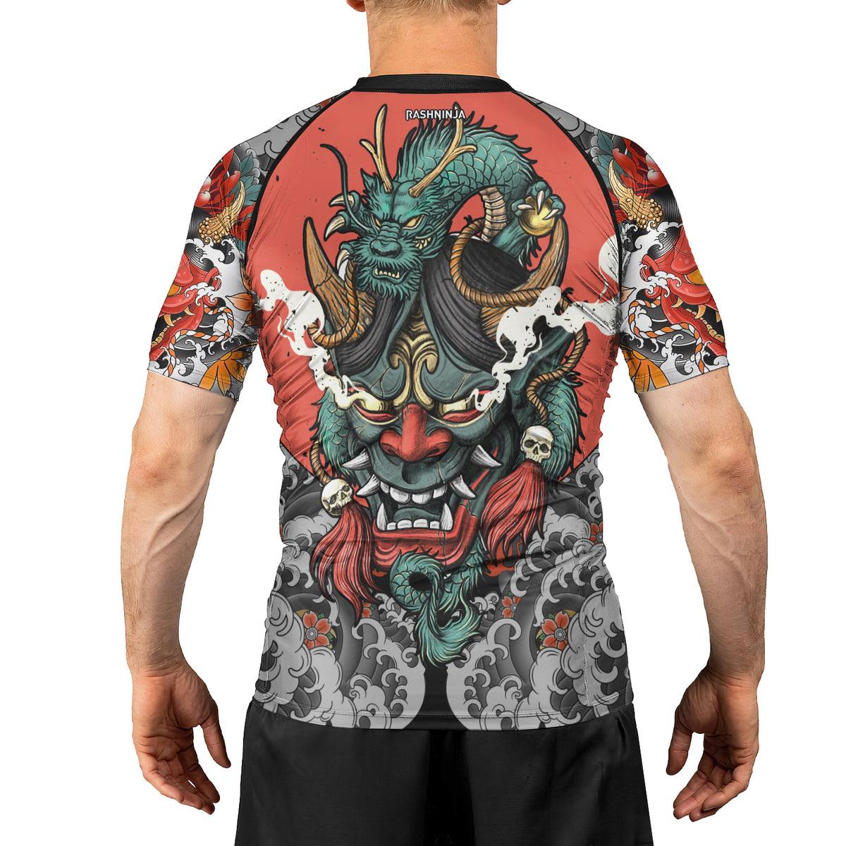 Rashninja Oni Demon Men's Short Sleeve Rash Guard